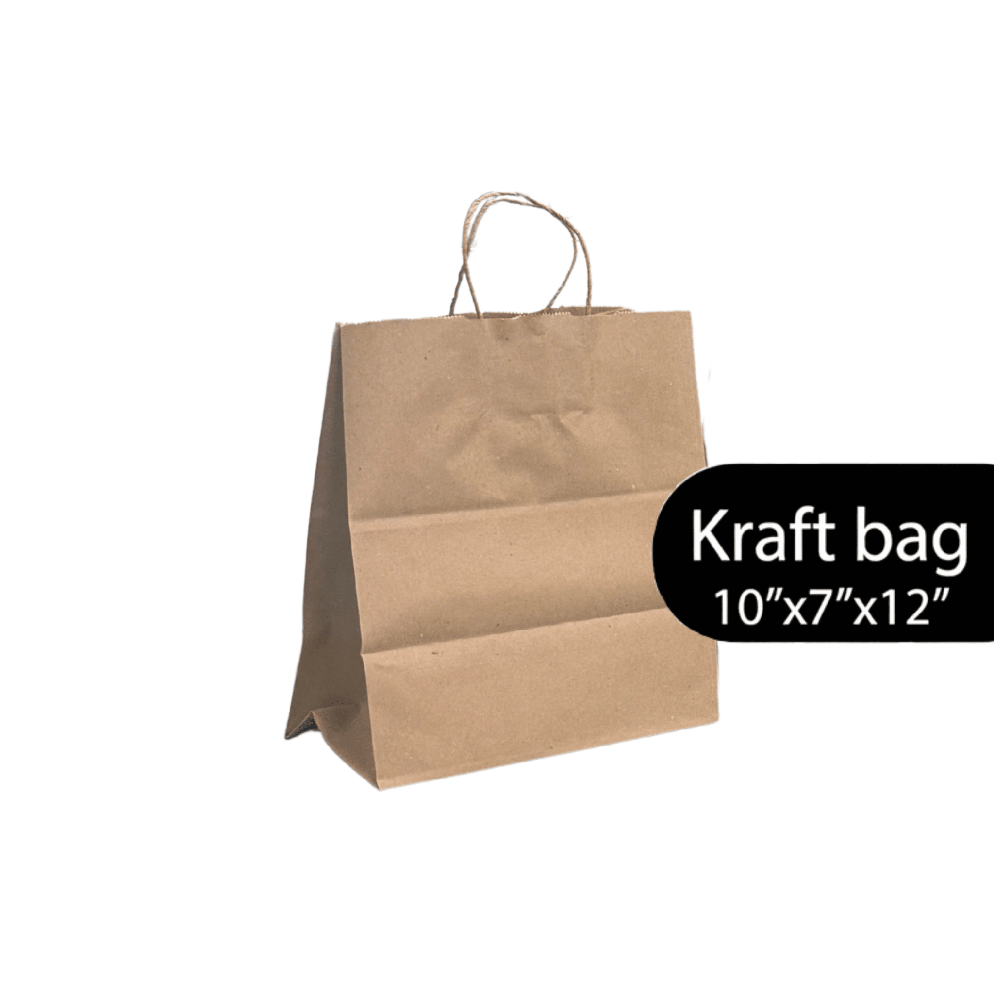 FSC Kraft Paper Shopping Bags – 250 Count | Post-Consumer Recycled | beyondGREEN Kraft Paper Bag | 10" x 7" x 12" | 250CT - Paper Bags - beyondGREEN biotech™