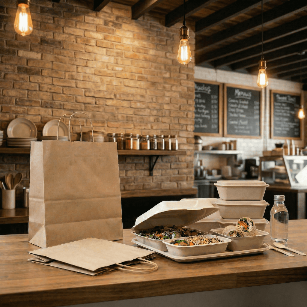 FSC Kraft Paper Shopping Bags – 250 Count | Post - Consumer Recycled | beyondGREEN Kraft Paper Bag | 10" x 7" x 12" | 250CT - Paper Bags - beyondGREEN biotech™