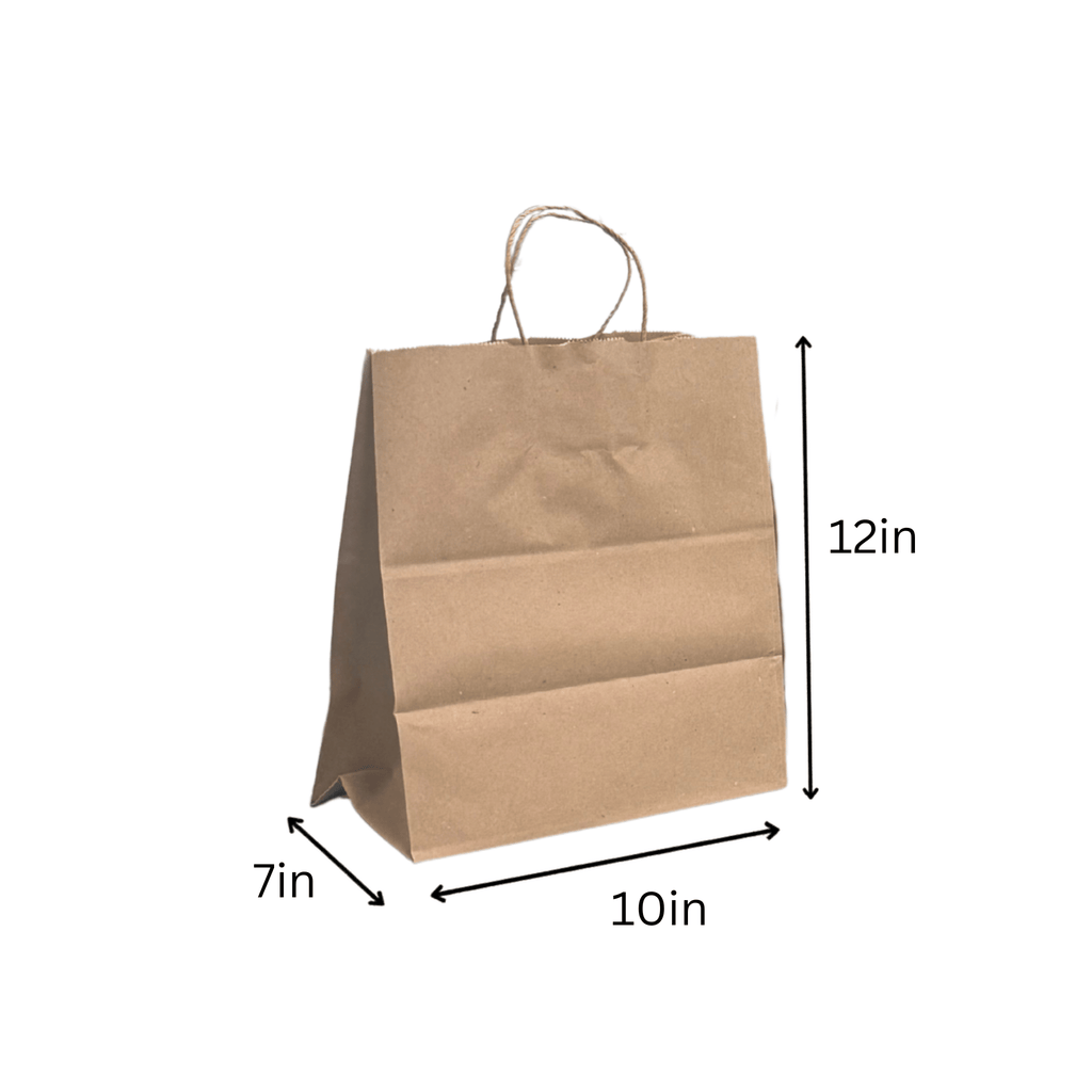 FSC Kraft Paper Shopping Bags – 250 Count | Post-Consumer Recycled | beyondGREEN Kraft Paper Bag | 14" x 10" x 15" | 250CT - Paper Bags - beyondGREEN biotech™