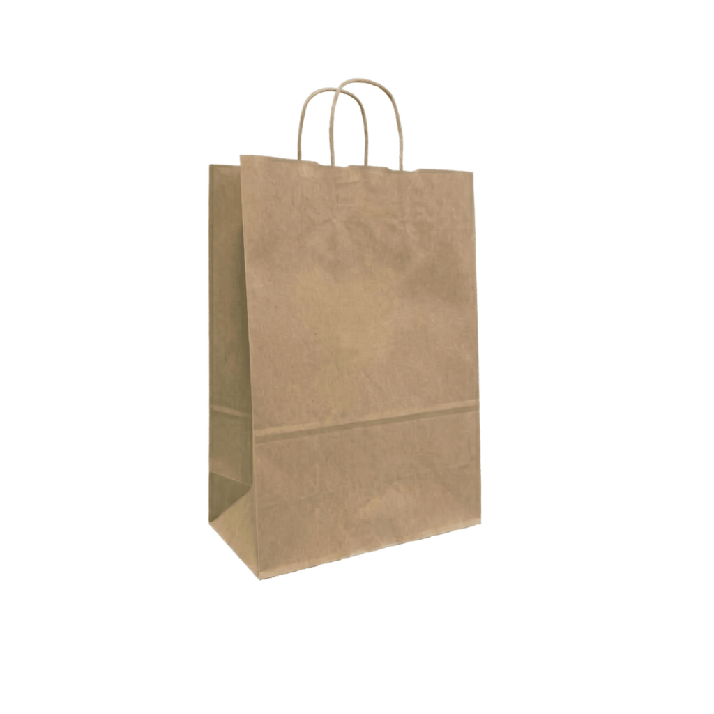 FSC Kraft Paper Shopping Bags – 250 Count | Post-Consumer Recycled | beyondGREEN Kraft Paper Bag | 14" x 10" x 15" | 250CT - Paper Bags - beyondGREEN biotech™
