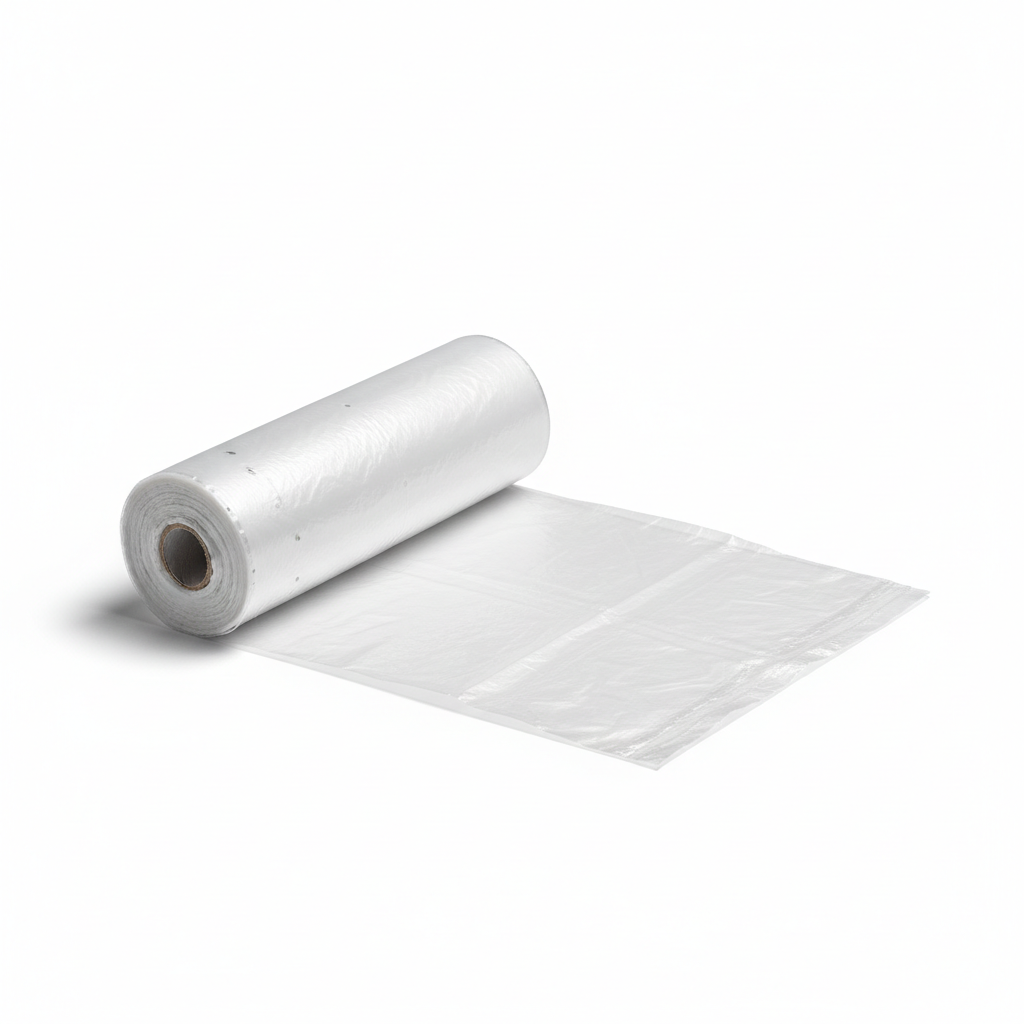Clear Produce Bags - Roll of 100 Bags - 14" x 17"
