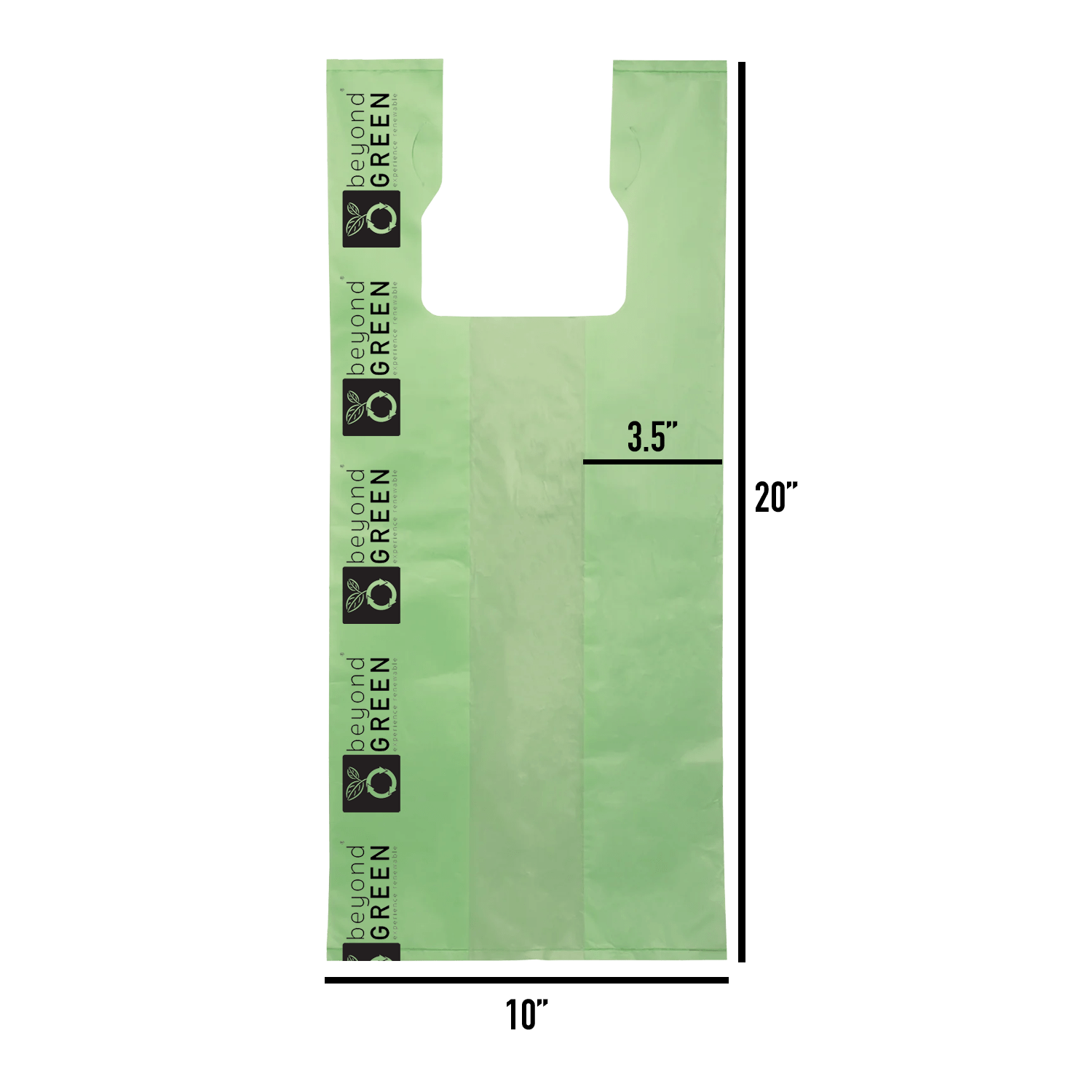 Large Multi - Purpose Carry Bags – 10" x 7" x 20" | Tear - Resistant | Made in USA | beyondGREEN 100 - Multi - Purpose Bags - beyondGREEN™