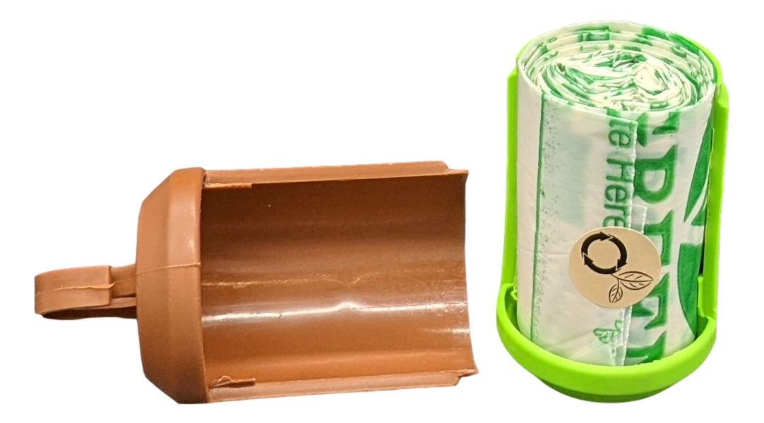 Poop Bag Holder – Dog Poop Bag Holder | Leash Dispenser | Clip - On | Made in USA | beyondGREEN Post - Consumer Recycled Dispenser - Poop Bag Dispenser - beyondGREEN™