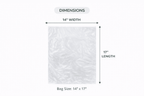 Produce Bags on Roll – 100 Count | Clear | 14" x 17" | Reusable Style | Made in USA | beyondGREEN - beyondGREEN biotech™