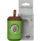 beyondGREEN Dog Waste Bag Leash Dispenser – Clip-On Holder for Standard Rolls – Durable, Portable, Made in USA