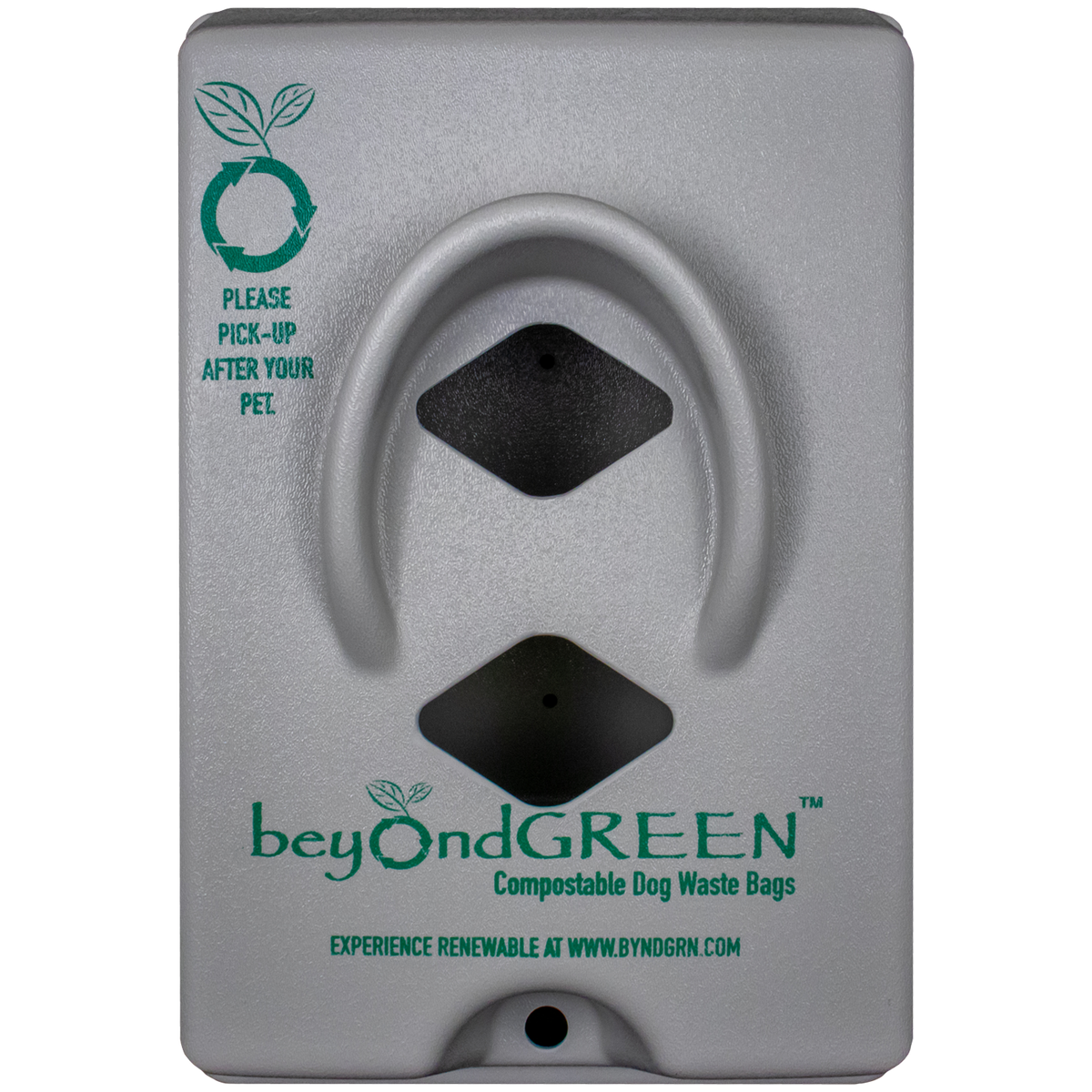 Dog Waste Bag Dispenser 200 Green PlantBased Bags Included