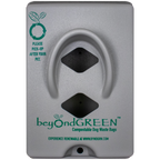 beyondGREEN Dog Waste Bag Dispenser – Wall & Pole Mount – Standard Roll Compatible, Front-Load