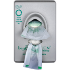 beyondGREEN Dog Waste Bag Dispenser – Wall & Pole Mount – Standard Roll Compatible, Front-Load