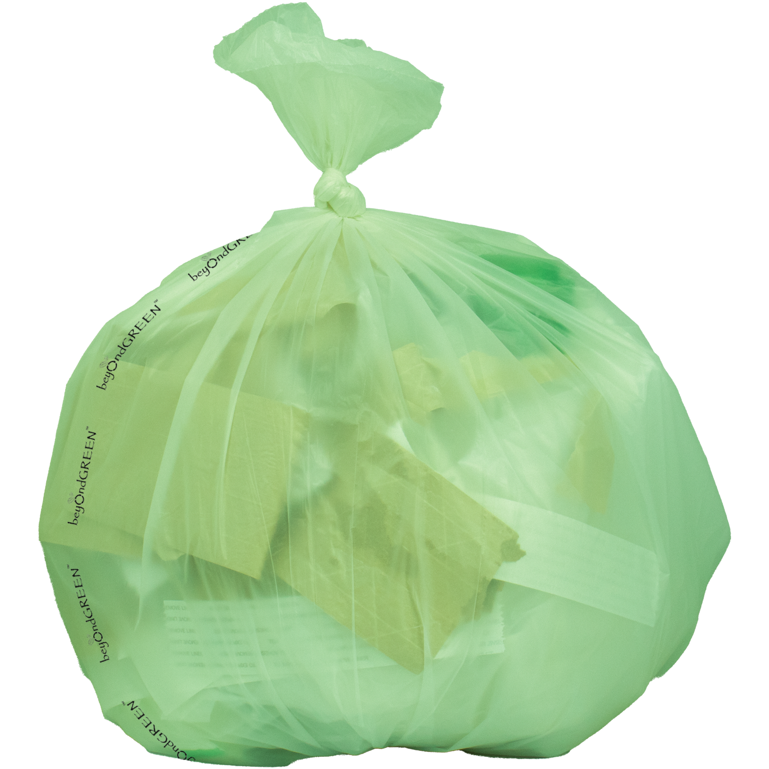 Nexlyte 200 Count 5-Gallon Biodegradable Trash Bags 15-18 Liter Garbage Bags, 0.71 Mil Thick, Green