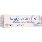 5-Gallon Plant-Based Trash Can Liner - 50 Bags