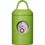 front facing close up of beyondGREENs dog bag dispensing unit