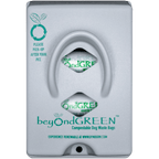 Dog Poop Bag Dispenser – Wall & Pole Mount | Dog Waste Station | Front - Load | Made in USA | beyondGREEN Gray - Poop Bag Dispenser - beyondGREEN™